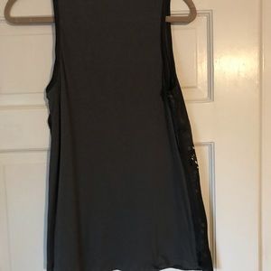 Small loose fitting grey tank